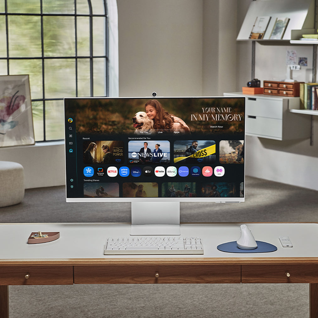 Samsung M8 M80F computer monitor 81.3 cm (32") 3840 x 2160 pixels 4K Ultra HD LCD White (LS32FM801UUXEN)