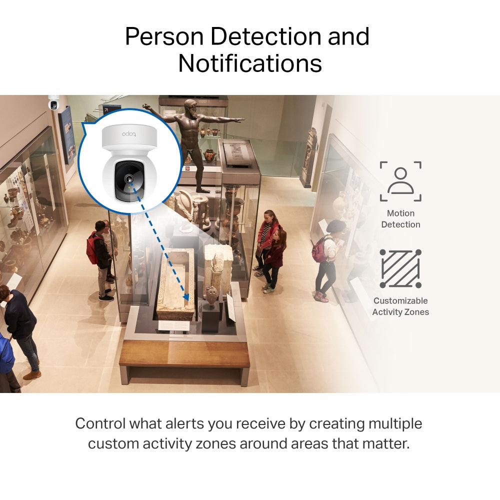 TP-Link Pan/Tilt Home Security Wi-Fi Camera (TAPO C212)