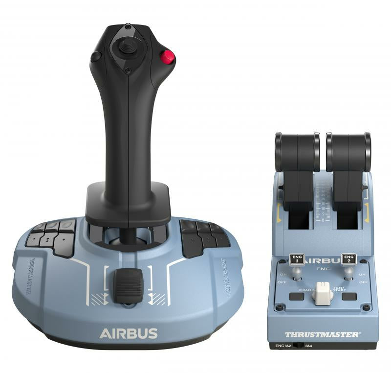 Thrustmaster TCA Officer Pack Airbus Edition Black, Blue USB Flight Sim Analogue / Digital PC (2960842)