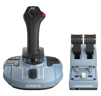 Thrustmaster TCA Officer Pack Airbus Edition Black, Blue USB Flight Sim Analogue / Digital PC (2960842)