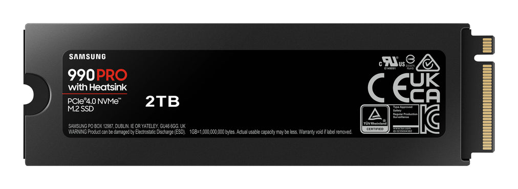 Samsung 990 PRO 2 TB M.2 PCI Express 4.0 NVMe V-NAND MLC (MZ-V9P2T0CW)