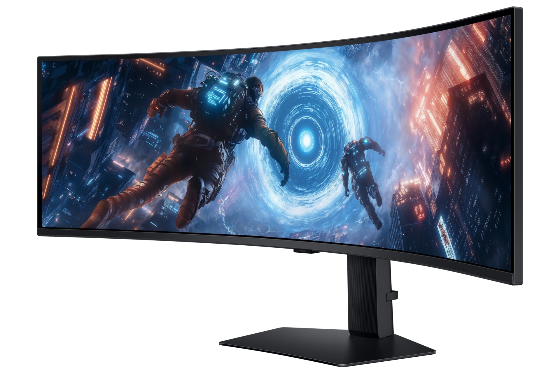 Samsung S49FG912EU computer monitor 124.5 cm (49") 5120 x 1440 pixels Dual QHD LCD Black (LS49FG912EUXEN)