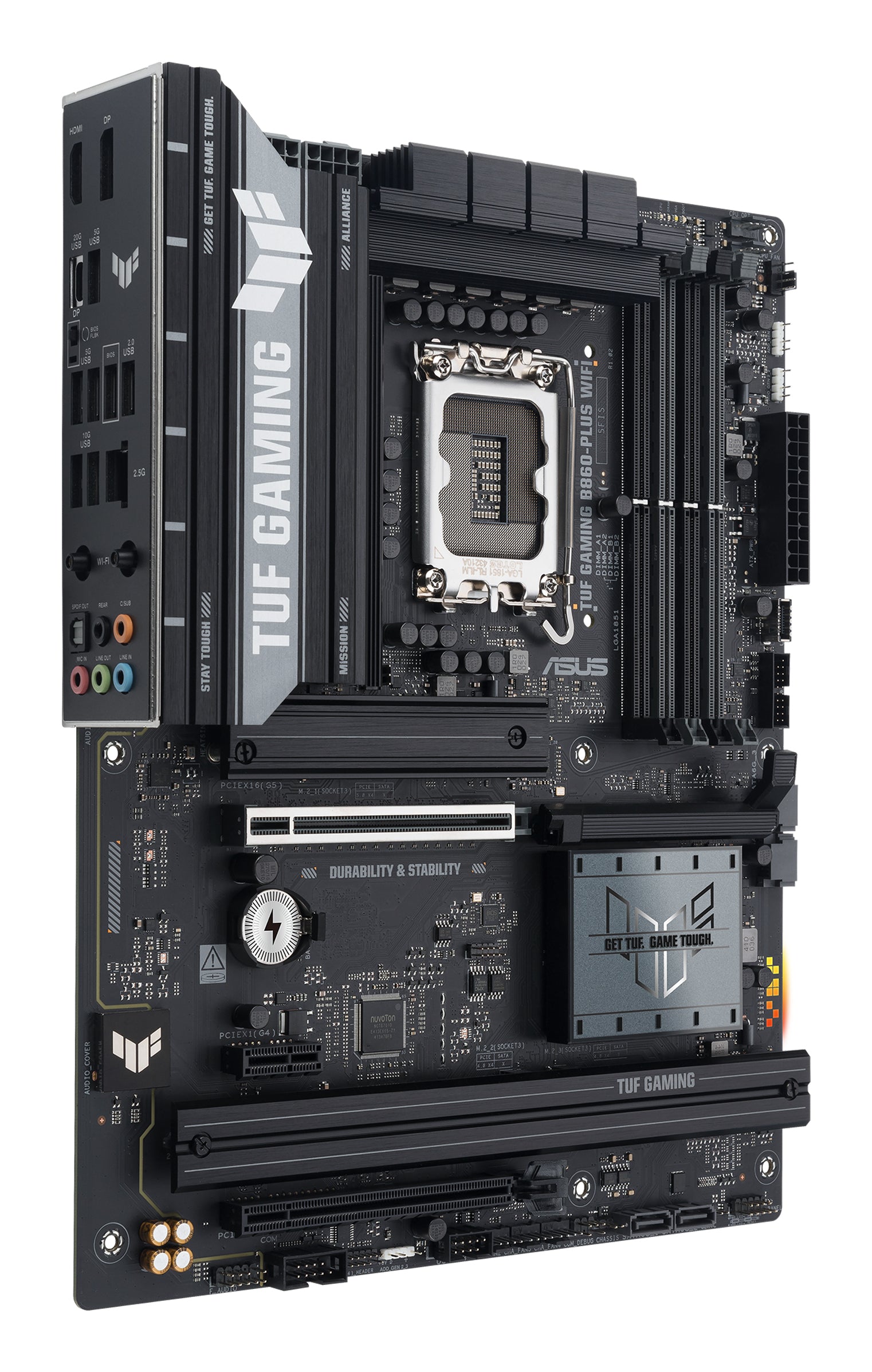 ASUS TUF GAMING B860-PLUS WIFI Intel B860 LGA 1851 (Socket V1) ATX (90MB1JL0-M0EAY0)