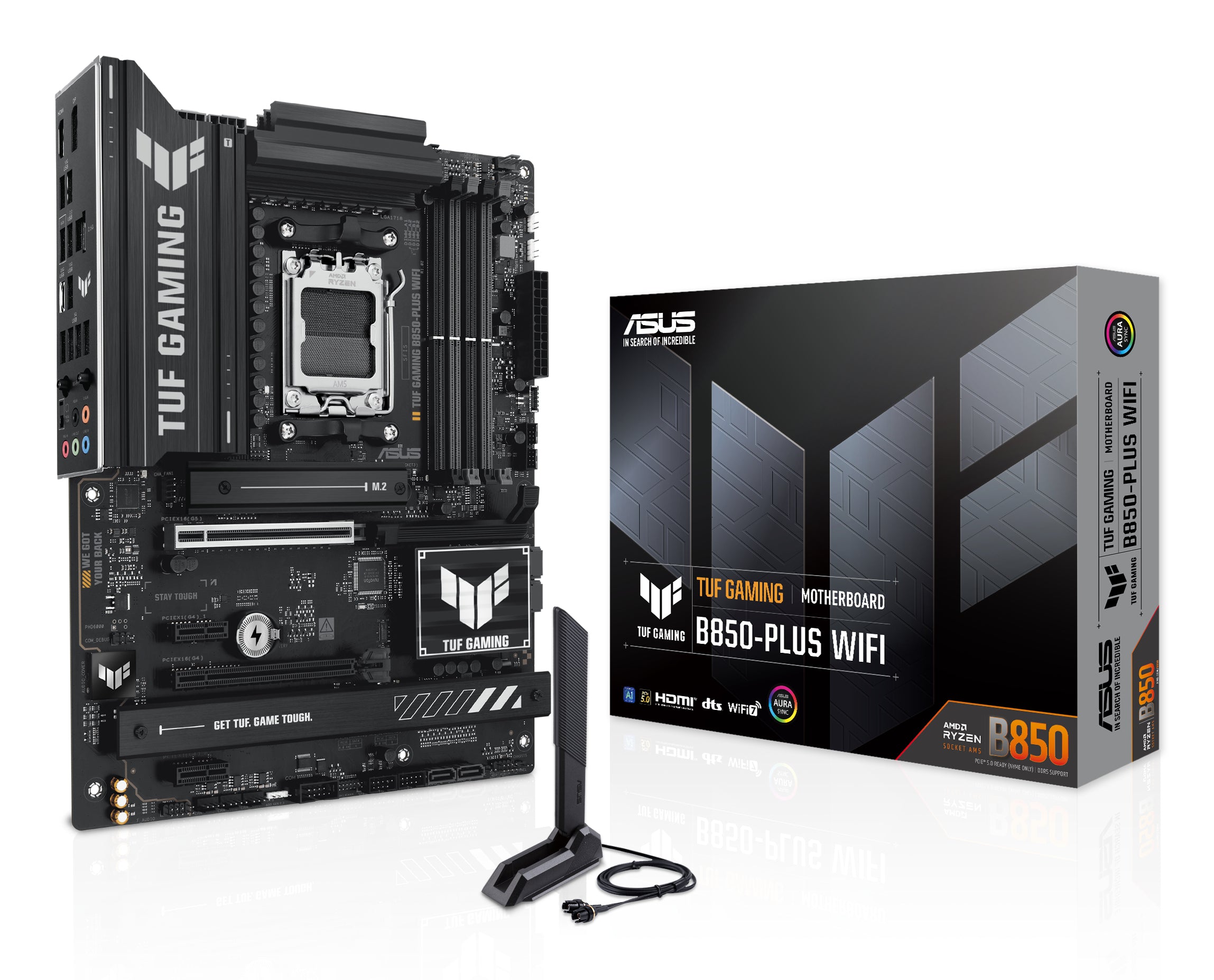 ASUS TUF GAMING B850-PLUS WIFI AMD B850 Socket AM5 ATX (90MB1J30-M0EAY0)