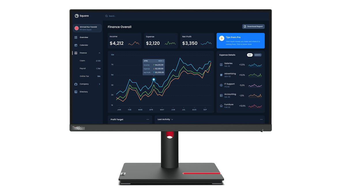Lenovo ThinkVision T22i-30 Monitor (63B0MAT6EU)