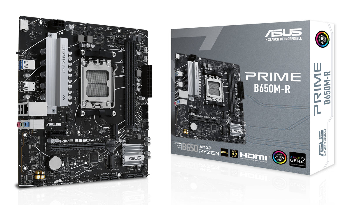 ASUS PRIME B650M-R AMD B650 Socket AM5 micro ATX (90MB1H30-M0EAY0)