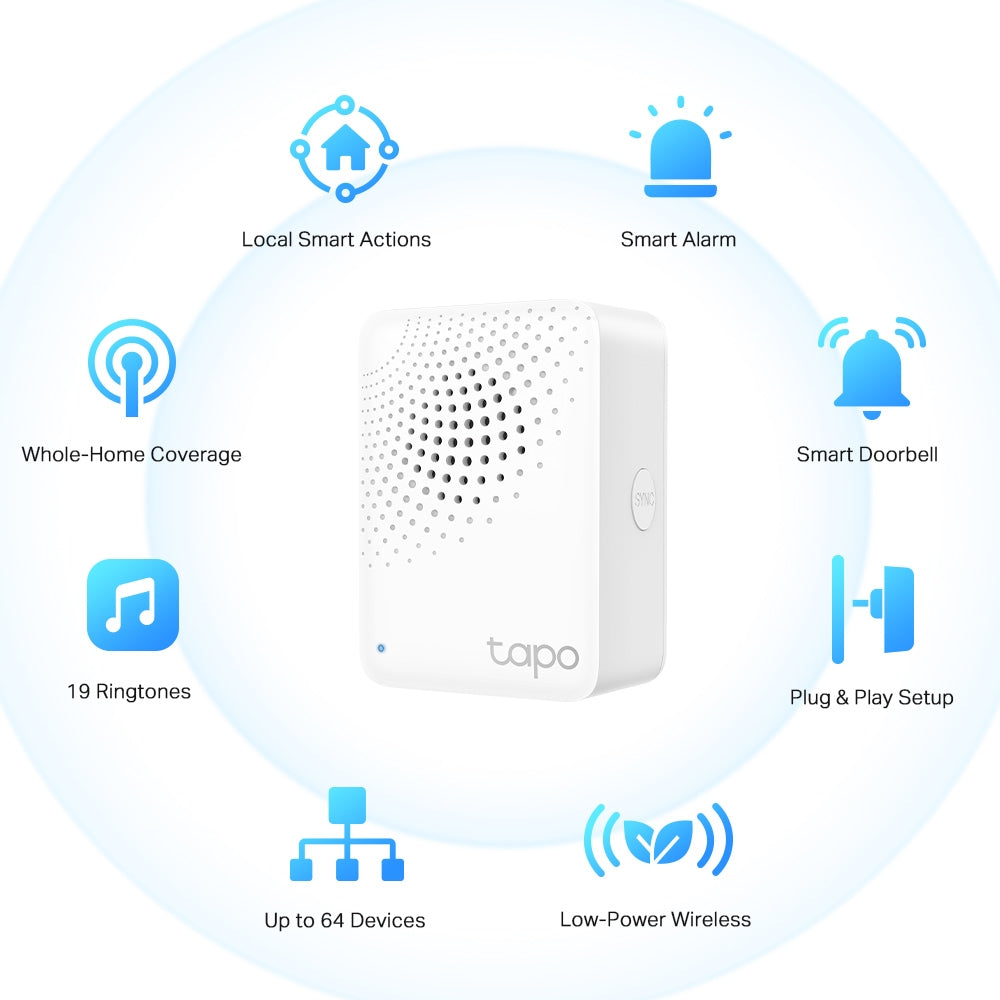 TP-Link Tapo Smart IoT Hub with Chime (TAPO H100)