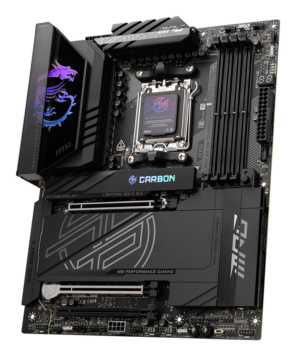 MSI MPG X870E CARBON WIFI motherboard AMD X870E Socket AM5 ATX (7E49-001R)