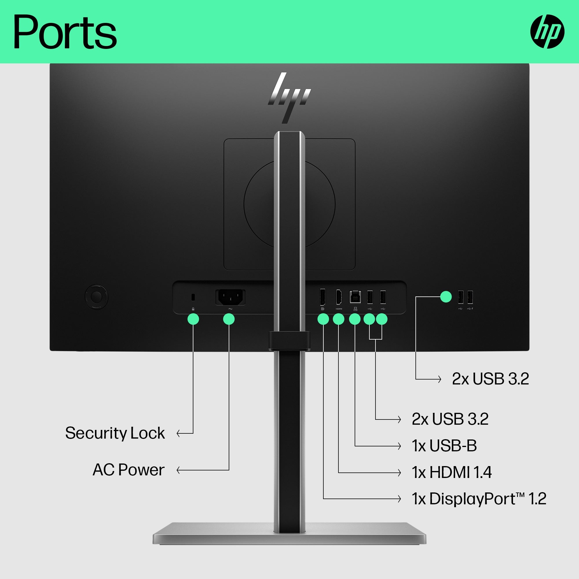 HP E-Series E22 G5 FHD Monitor (6N4E8AA#ABB)
