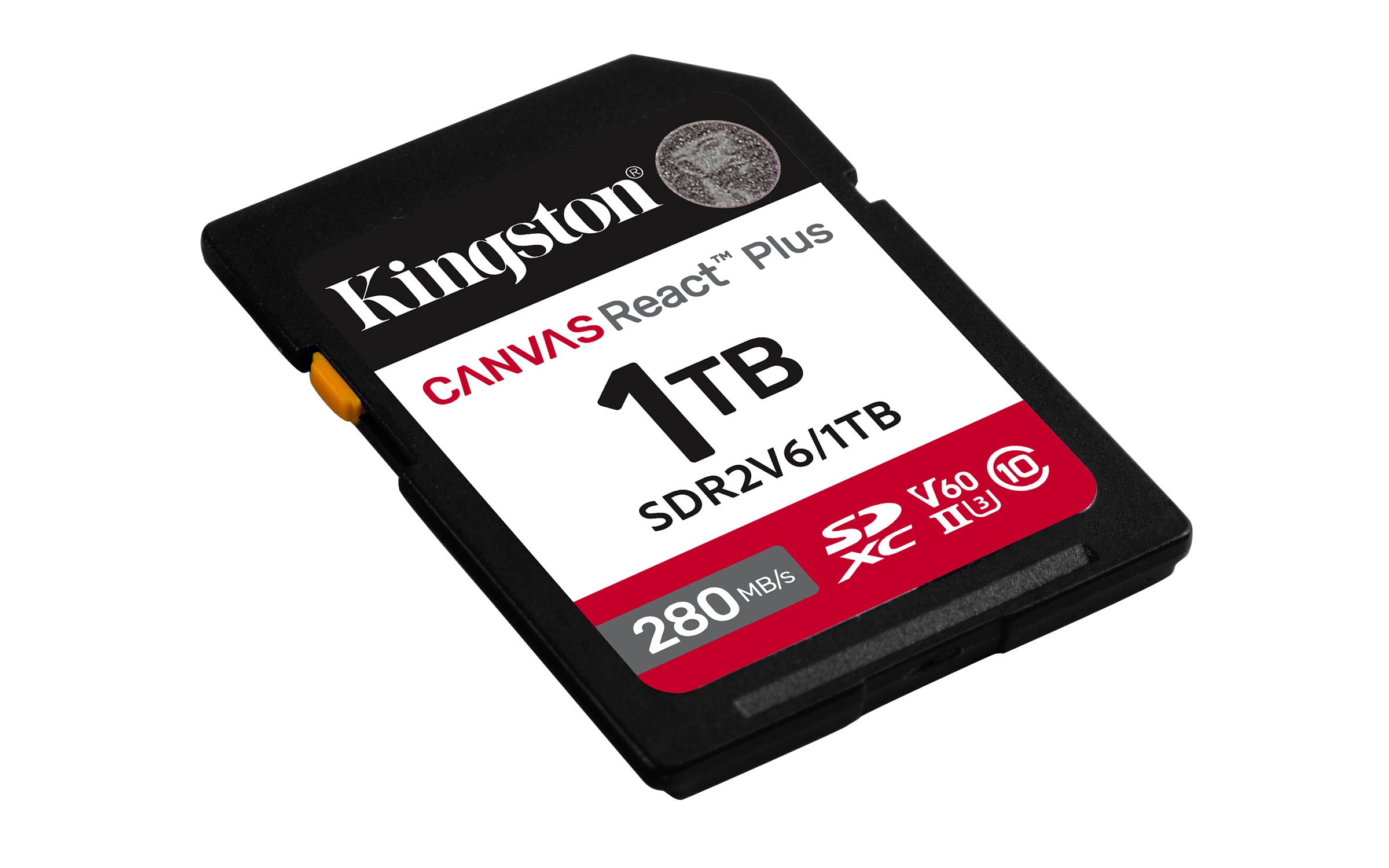 Kingston Technology 1TB Canvas React Plus SDXC UHS-II 280R/150W U3 V60 for Full HD/4K (SDR2V6/1TB)