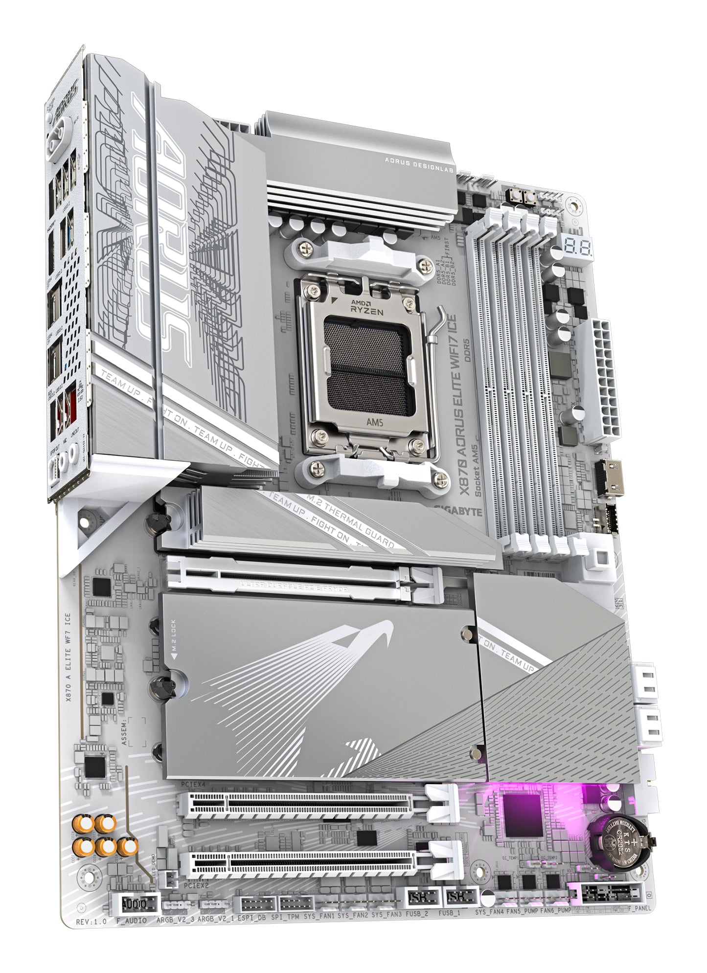 GIGABYTE X870 AORUS ELITE WIFI7 ICE Motherboard (X870 A ELITE WF7 ICE)