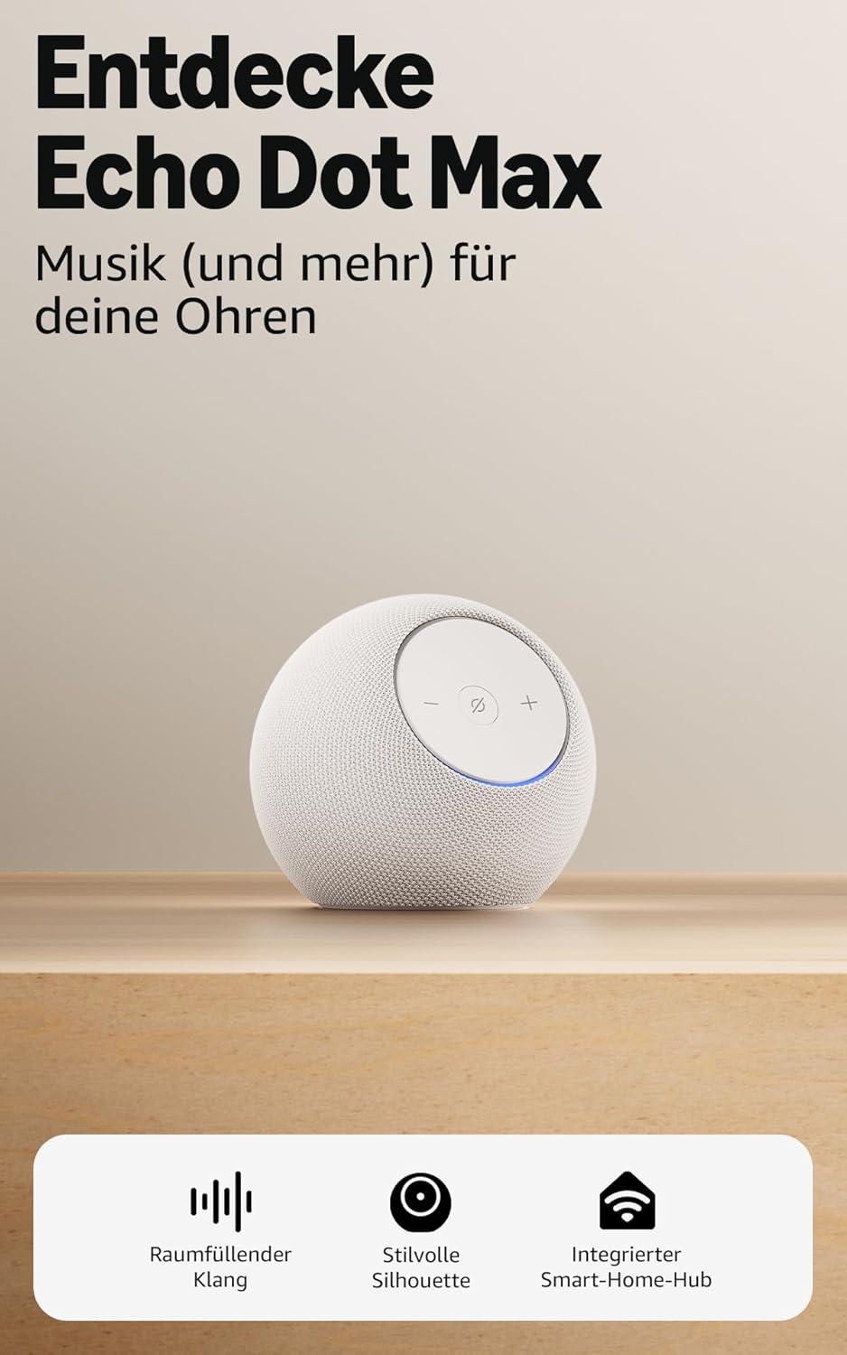 Amazon Smart home control Echo Dot Max (B0DKLVWZPF) White