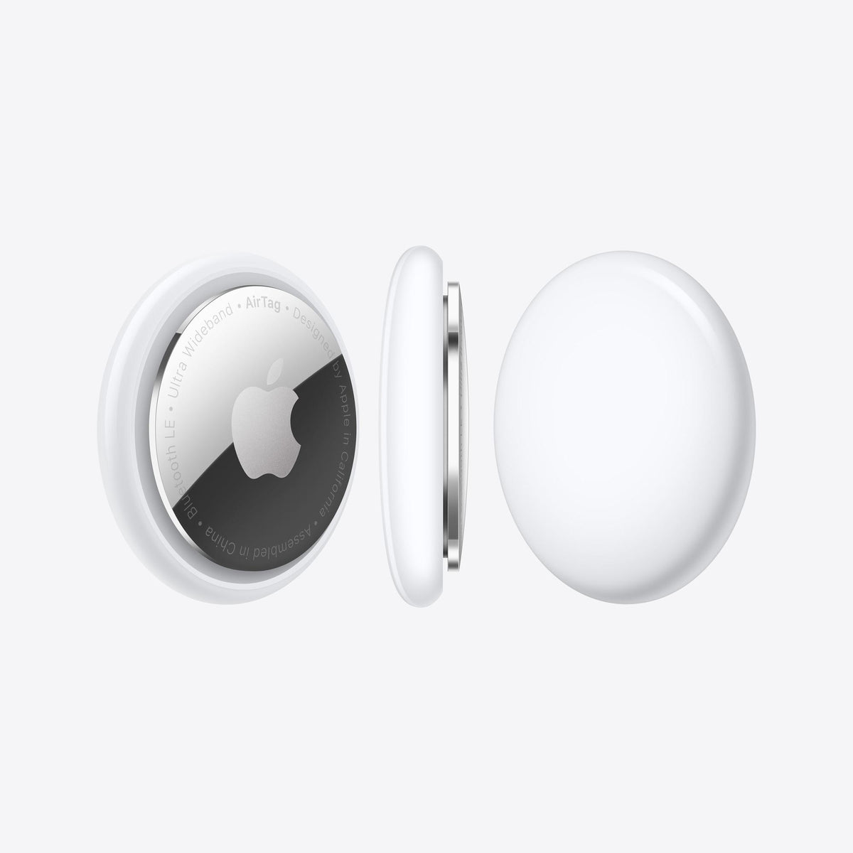 Apple AirTag 4-Pack (MX542ZY/A) Silver, White