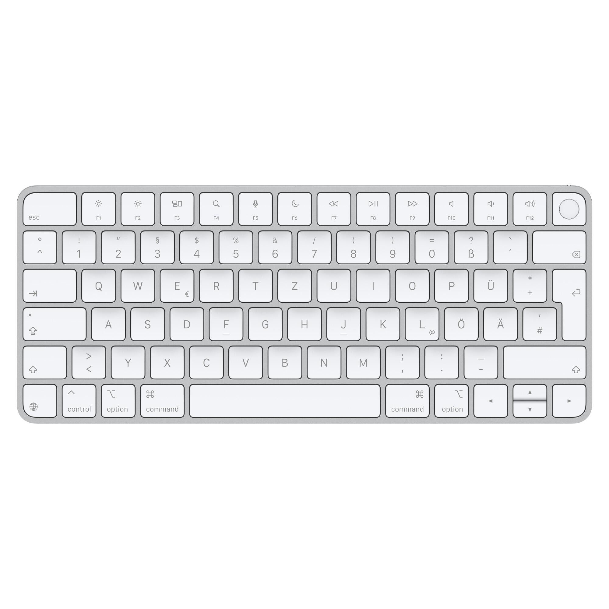 Apple Magic Keyboard with Touch ID (MXCK3D/A) Silver, White