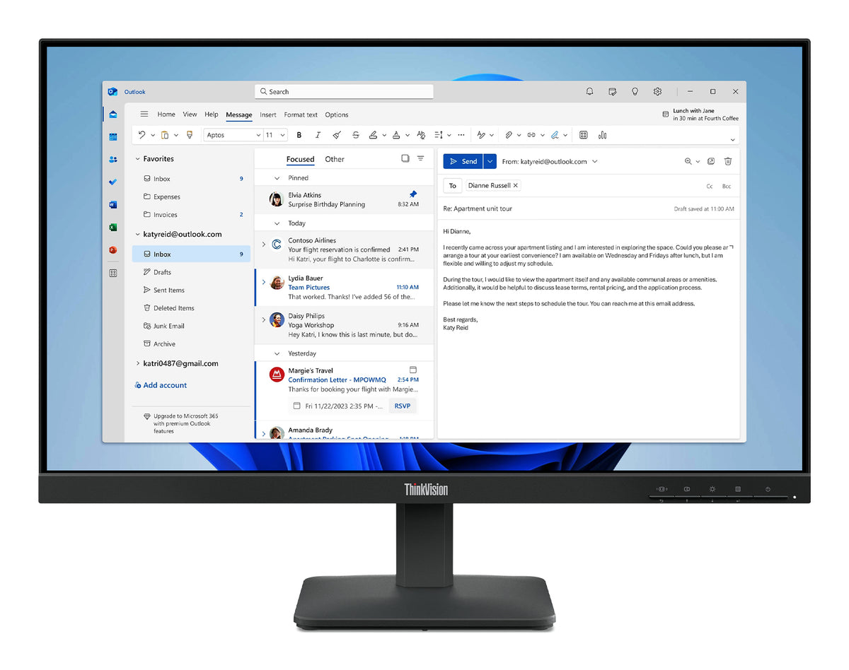 Lenovo ThinkVision S24-4e Monitor (64B5KAT1EU)