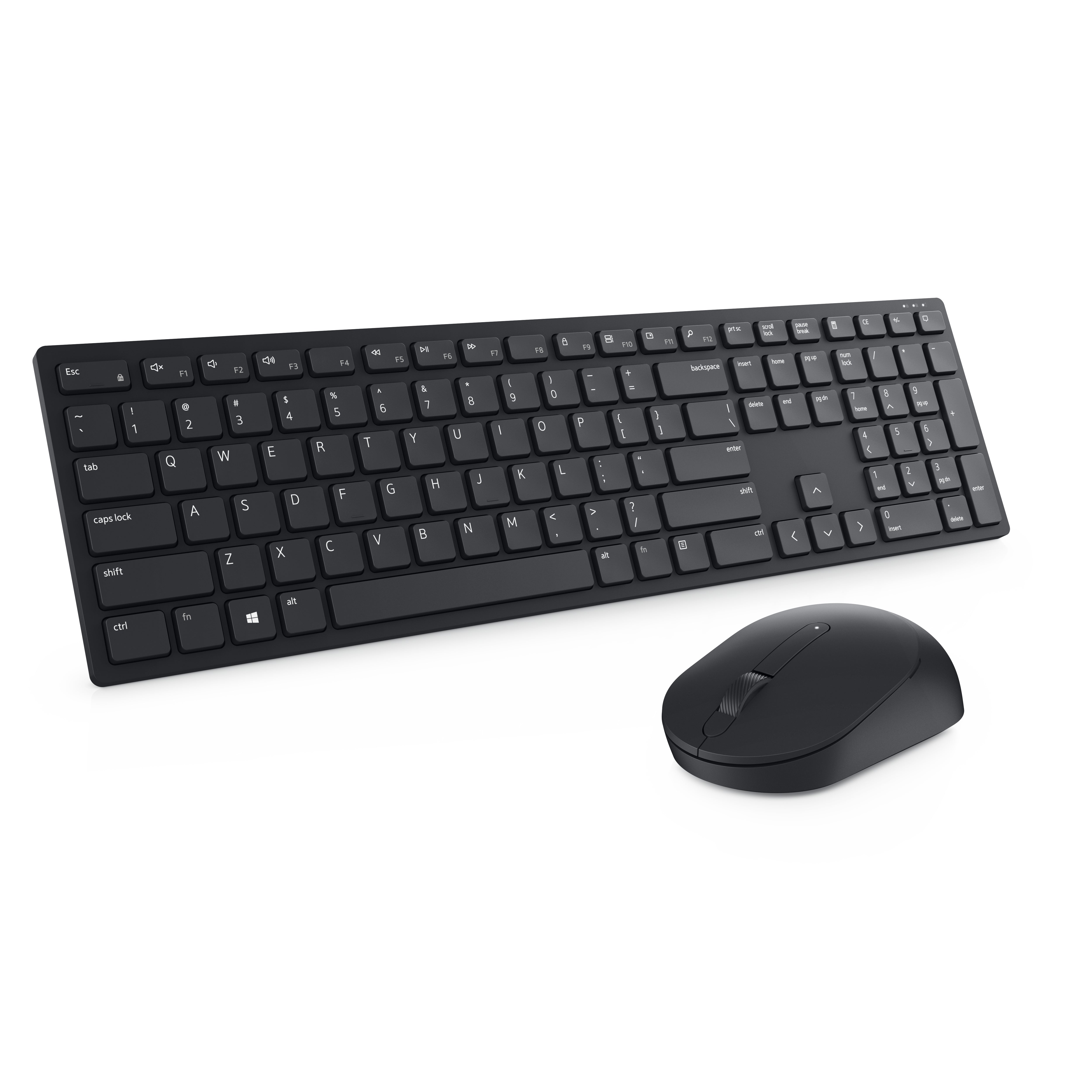 DELL Pro Keyboard and Mouse - KM5221W - German (QWERTZ) - Black (KM5221WBKB-GER)