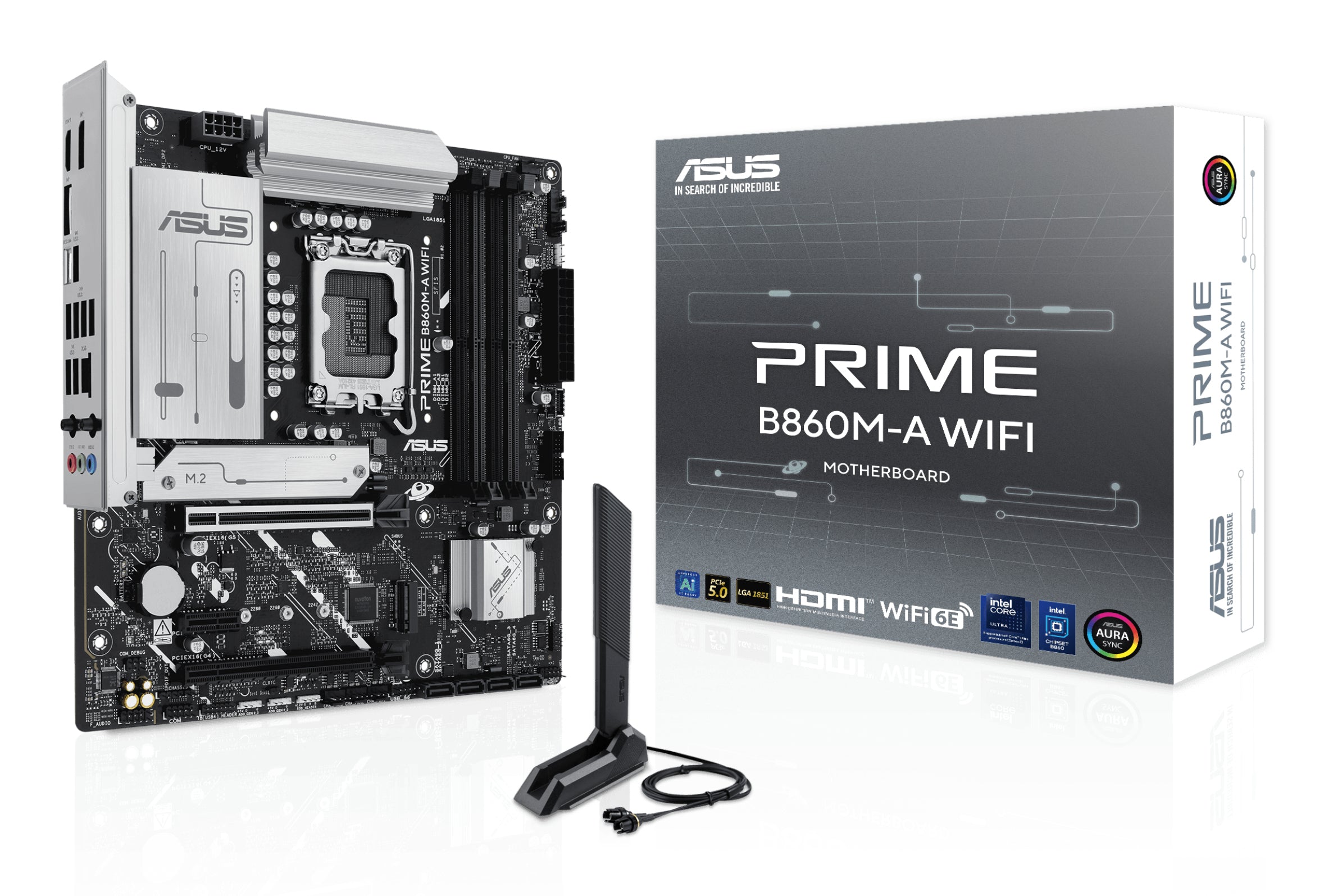 ASUS PRIME B860M-A WIFI Intel B860 LGA 1851 (Socket V1) micro ATX (90MB1JY0-M0EAY0)