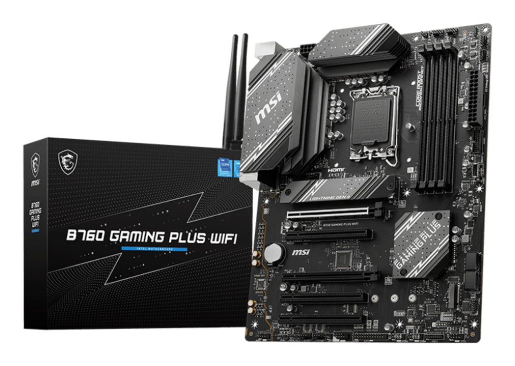 MSI B760 GAMING PLUS WIFI motherboard Intel B760 LGA 1700 ATX (7D98-007R)