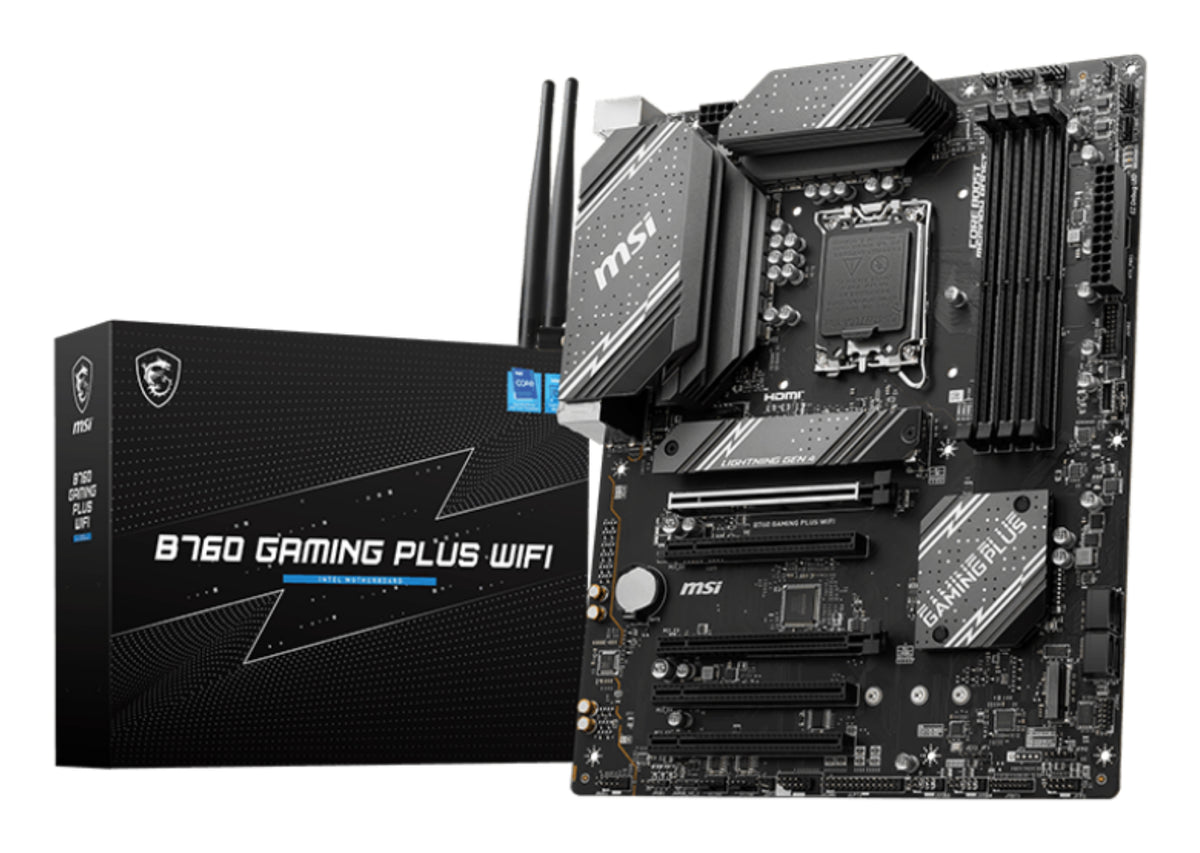 MSI B760 GAMING PLUS WIFI motherboard Intel B760 LGA 1700 ATX (7D98-007R)