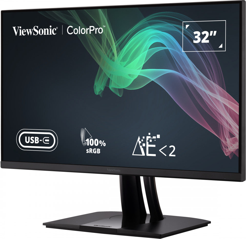 Viewsonic VP56 computer monitor 81.3 cm (32") 3840 x 2160 pixels 4K Ultra HD LED Black (VP3256-4K)