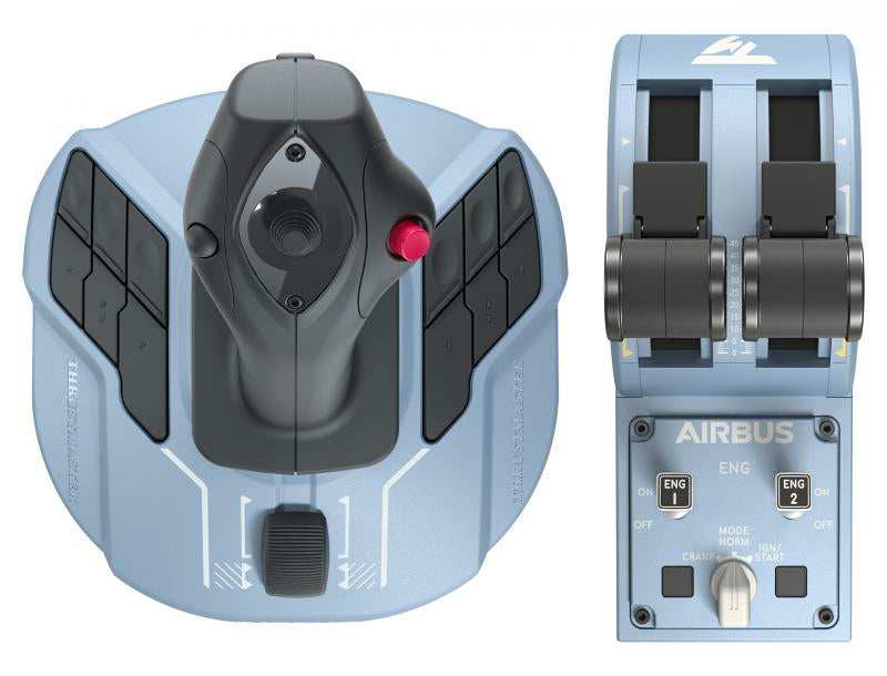 Thrustmaster TCA Officer Pack Airbus Edition Black, Blue USB Flight Sim Analogue / Digital PC (2960842)