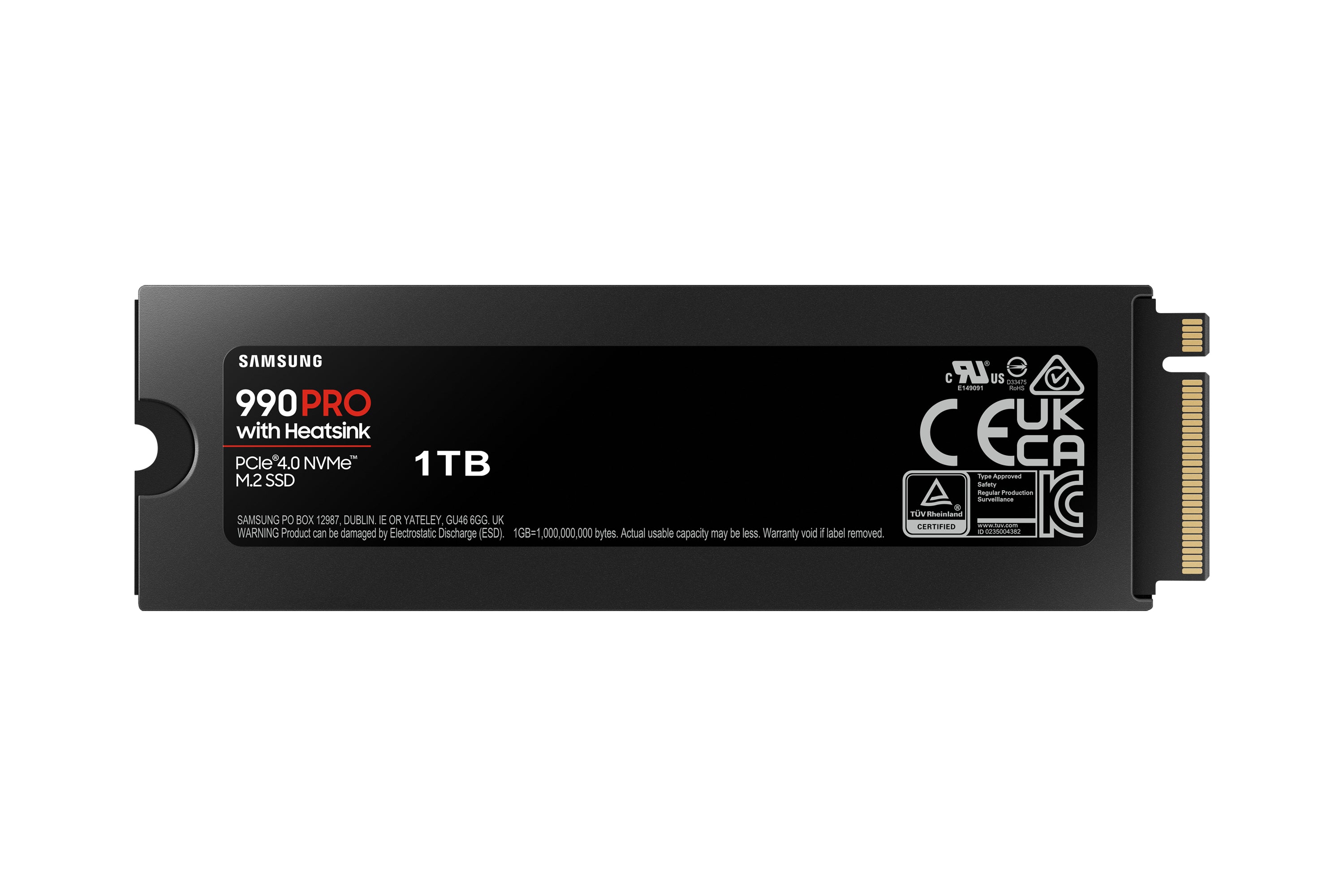 Samsung 990 PRO 1 TB M.2 PCI Express 4.0 NVMe V-NAND MLC (MZ-V9P1T0CW)