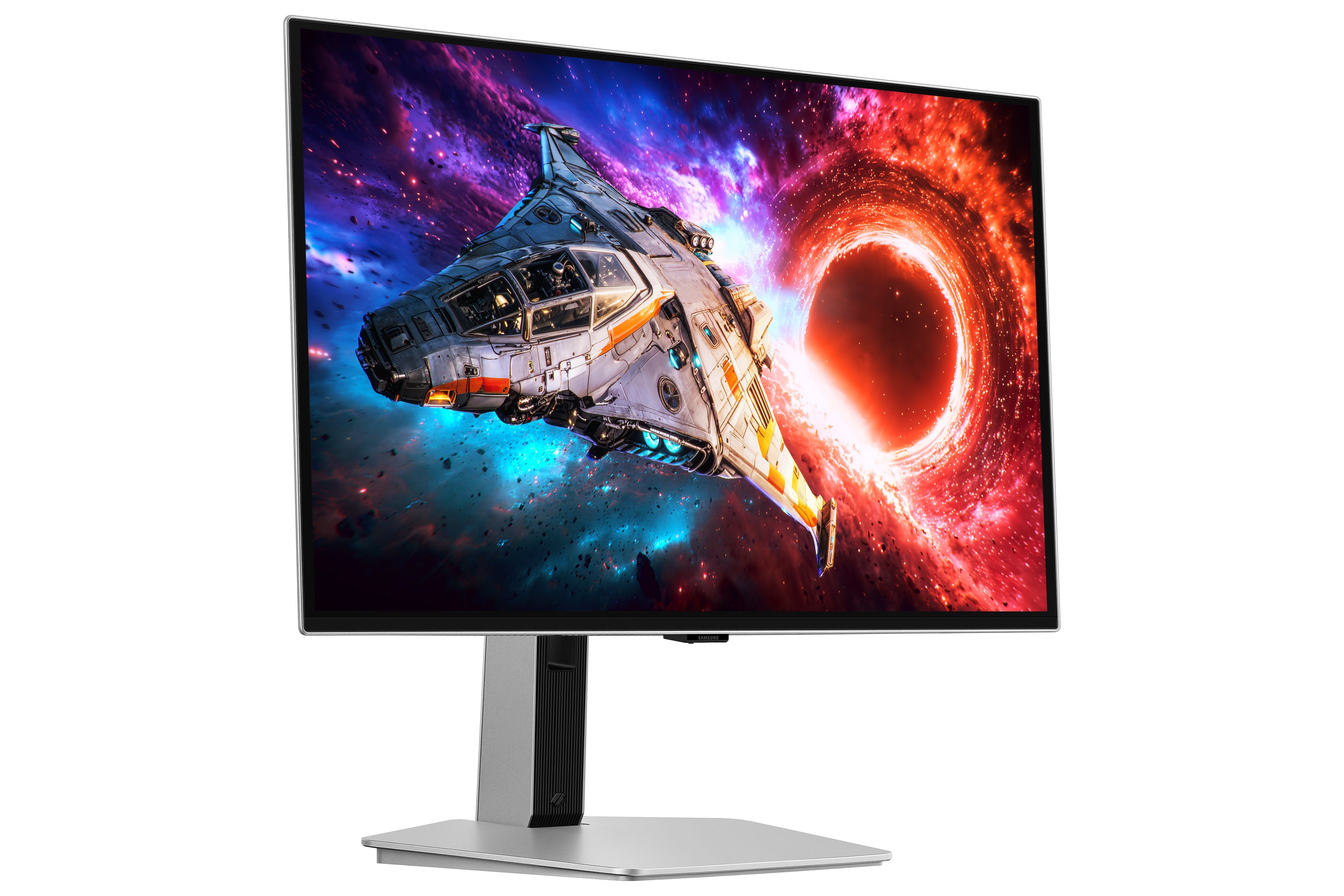 Samsung G80SH computer monitor 68.6 cm (27") 3840 x 2160 pixels 4K Ultra HD OLED Silver (LS27HG800SUXEN)