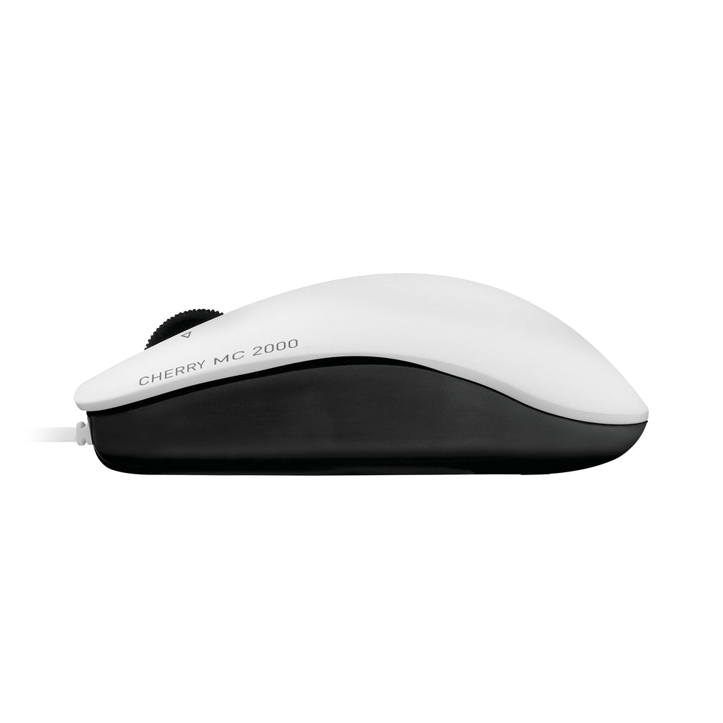 CHERRY MC 2000 Corded Mouse with Tilt Wheel, Pale Grey, USB (JM-0600-0)