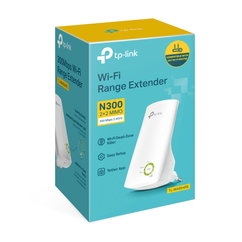 TP-Link 300Mbps Wi-Fi Range Extender (TL-WA854RE)