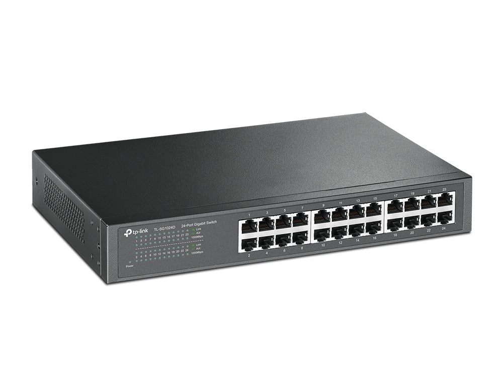 TP-Link 24-Port Gigabit Desktop/Rackmount Network Switch (TL-SG1024D)