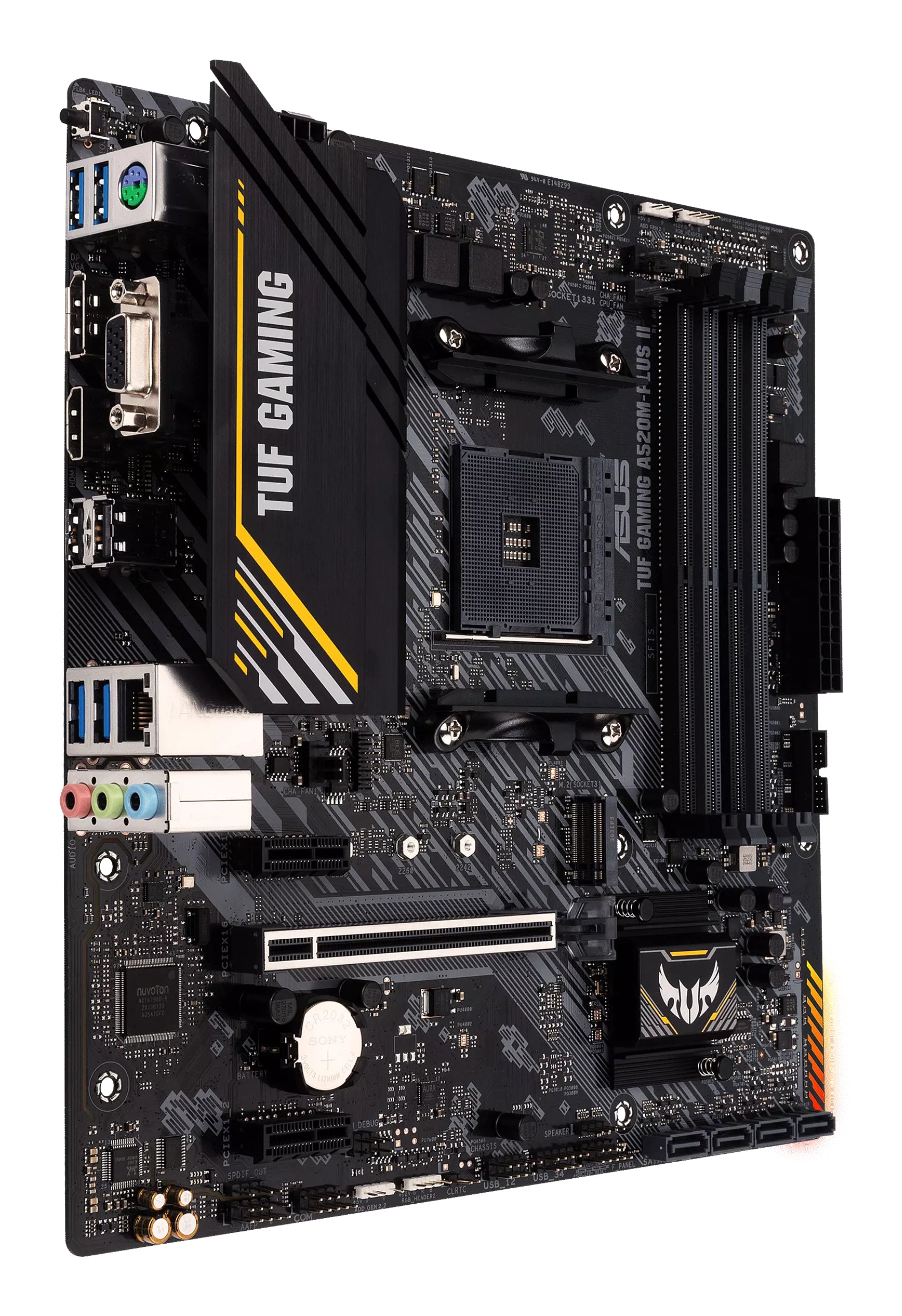 ASUS TUF GAMING A520M-PLUS II AMD A520 Socket AM4 micro ATX (90MB17G0-M0EAY0)
