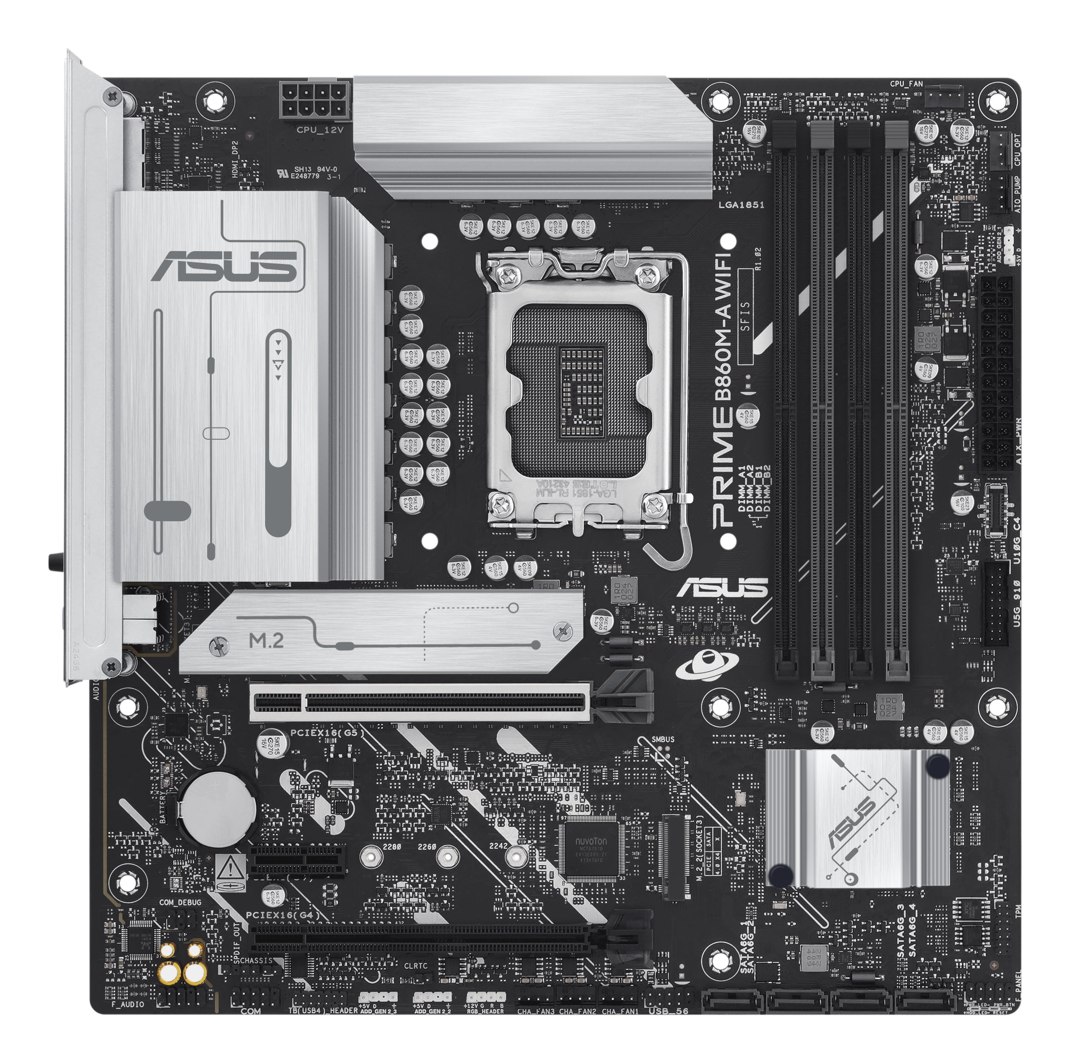 ASUS PRIME B860M-A WIFI Intel B860 LGA 1851 (Socket V1) micro ATX (90MB1JY0-M0EAY0)