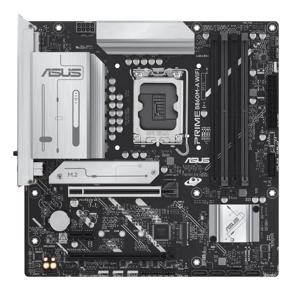 ASUS PRIME B860M-A WIFI Intel B860 LGA 1851 (Socket V1) micro ATX (90MB1JY0-M0EAY0)