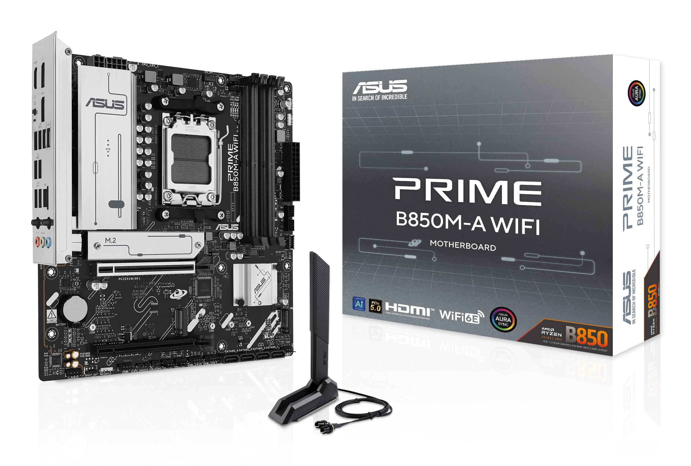 ASUS PRIME B850M-A WIFI AMD B850 Socket AM5 micro ATX (90MB1LN0-M0EAY0)