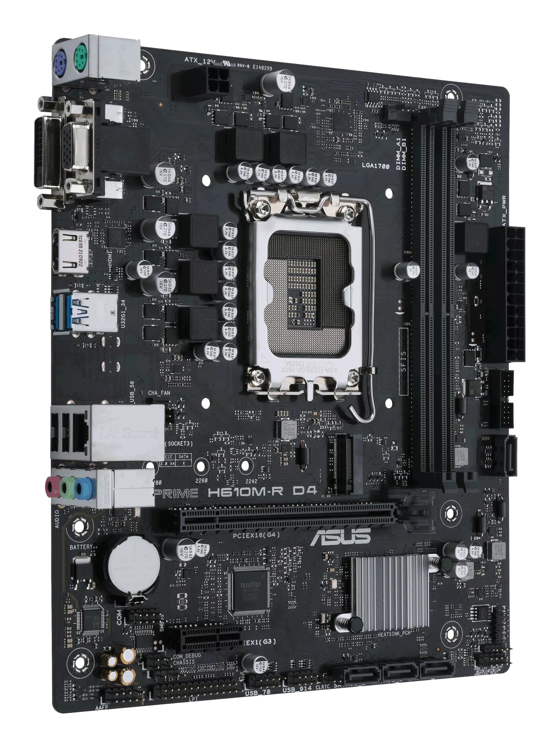 ASUS PRIME H610M-R D4 Intel H610 LGA 1700 micro ATX (90MB1B40-M0ECY0)