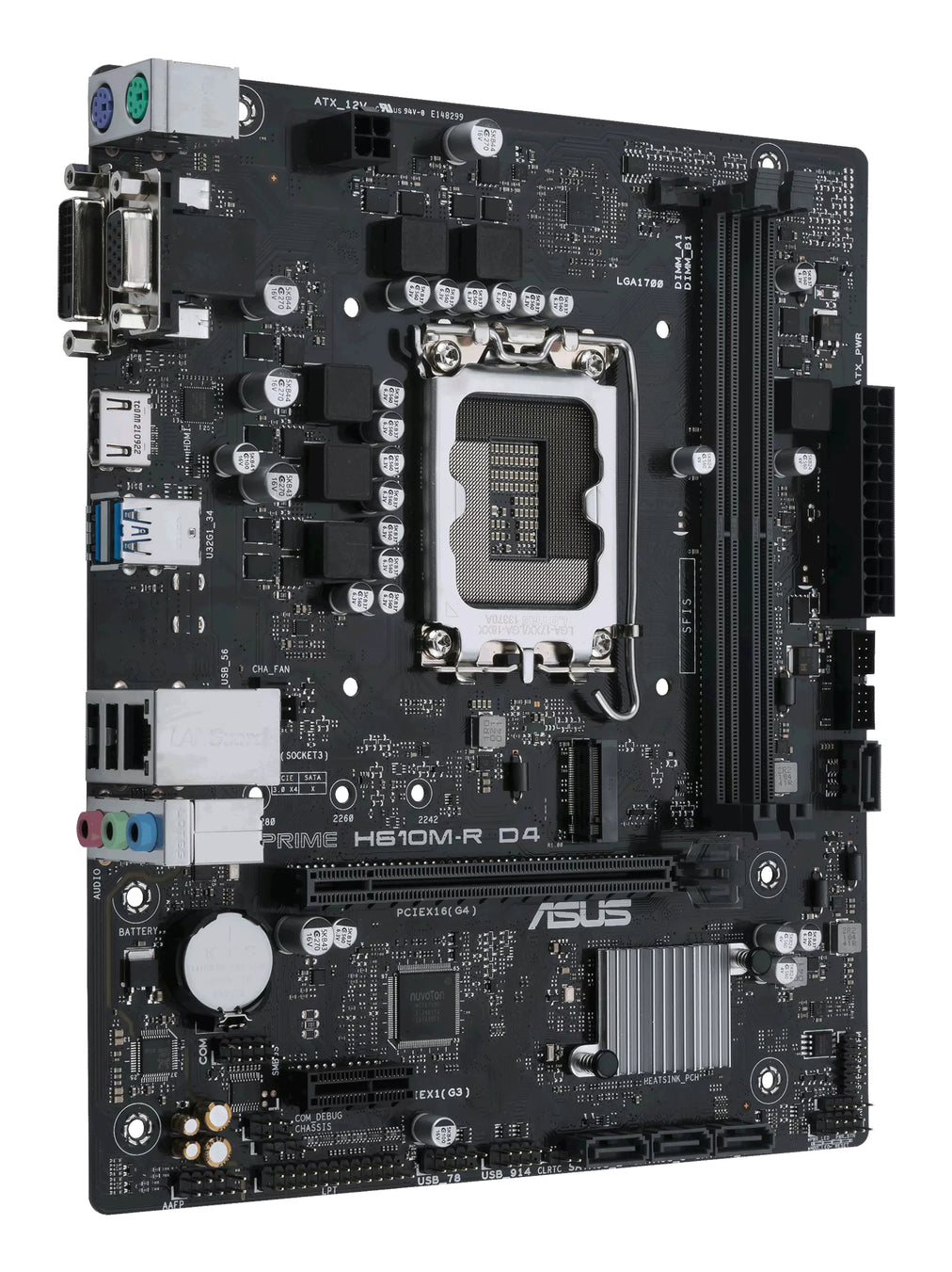 ASUS PRIME H610M-R D4 Intel H610 LGA 1700 micro ATX (90MB1B40-M0ECY0)