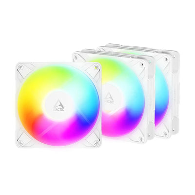 Arctic P12 Pro Reverse A-RGB 3-pack (white)