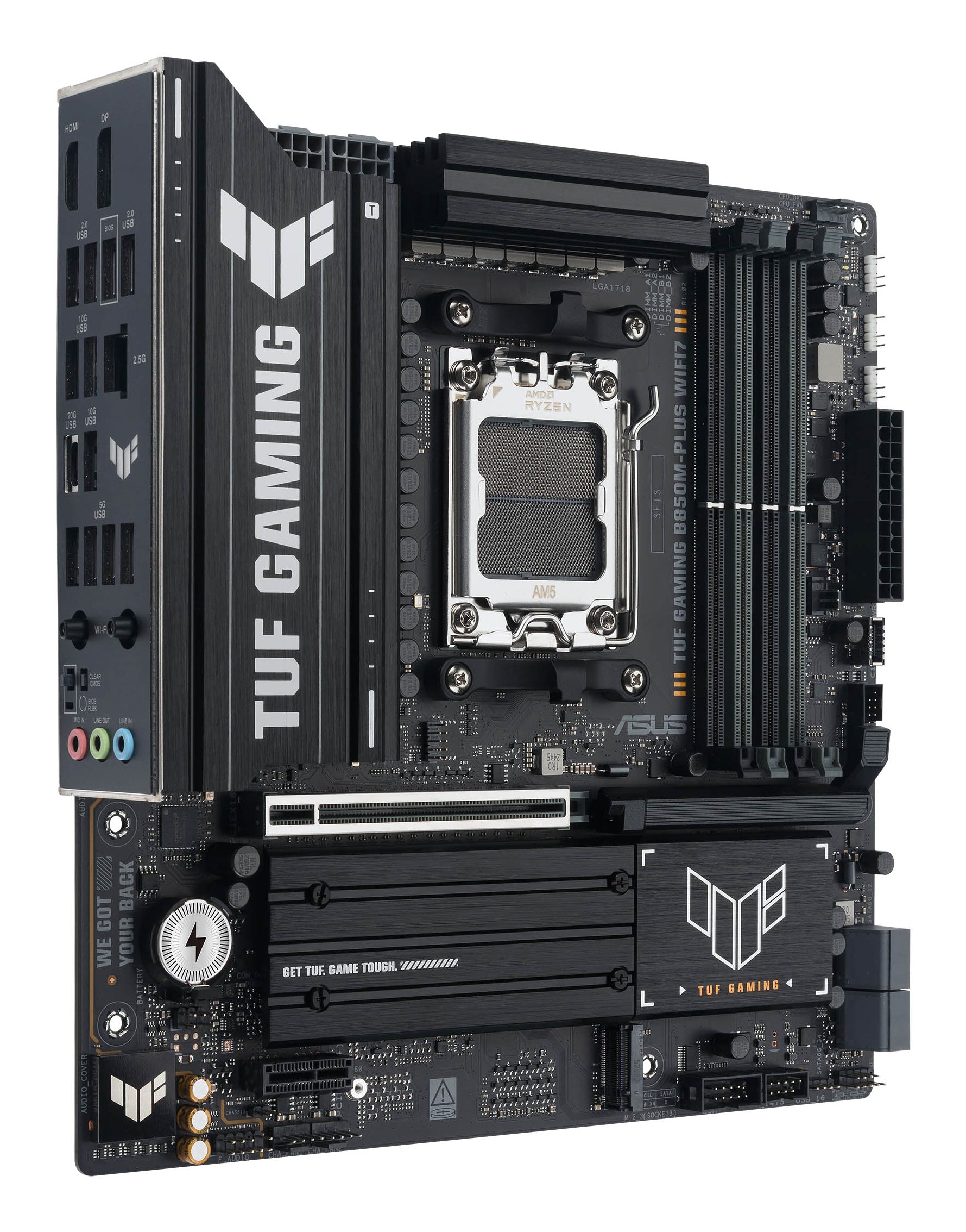 ASUS TUF GAMING B850M-PLUS WIFI7 AMD B850 Socket AM5 micro ATX (90MB1MU0-M0EAY0)