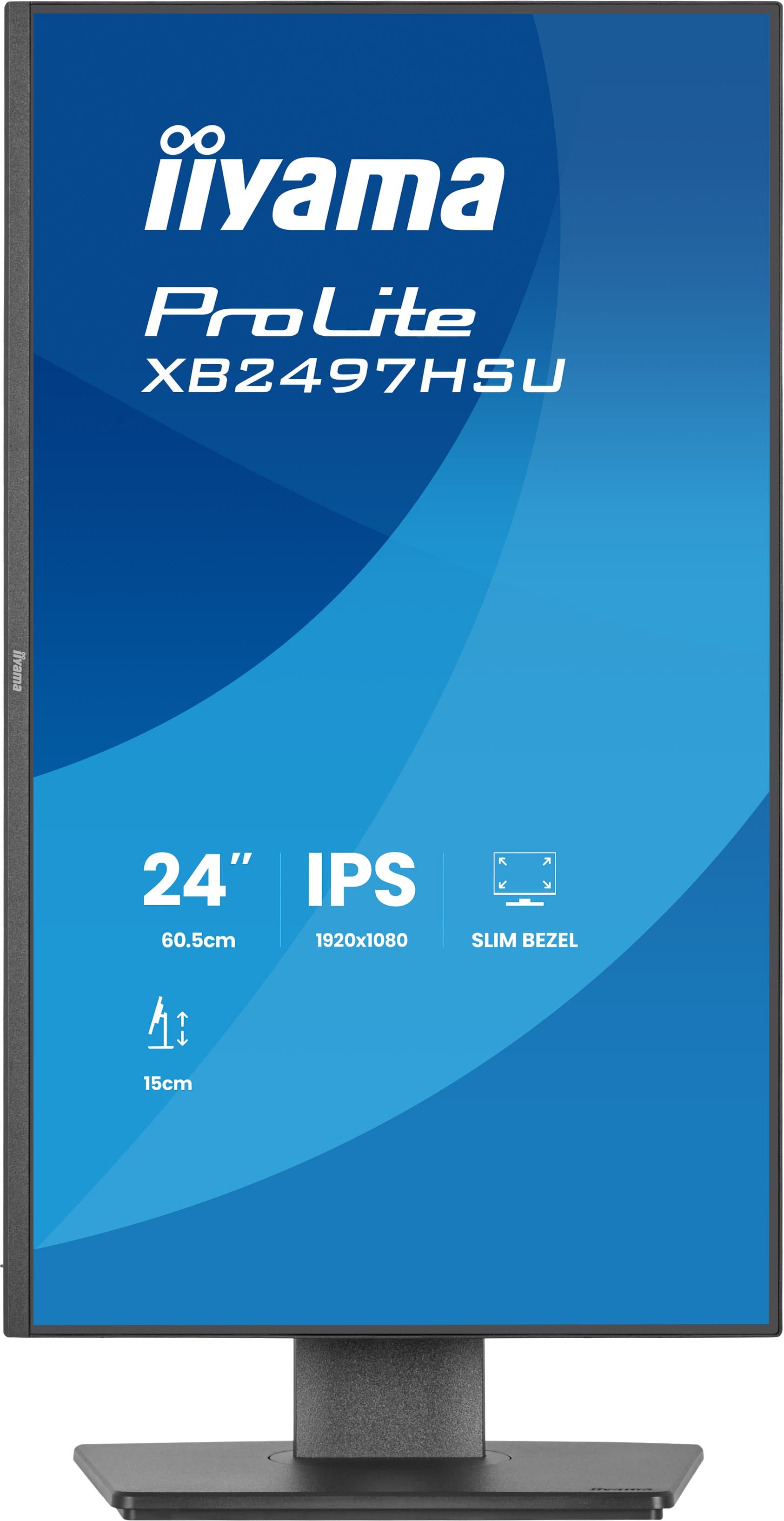 iiyama ProLite XB2497HSU-B1 computer monitor 60.5 cm (23.8") 1920 x 1080 pixels Full HD LED Black