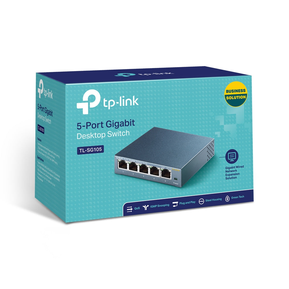 TP-Link 5-Port 10/100/1000Mbps Desktop Network Switch (TL-SG105)