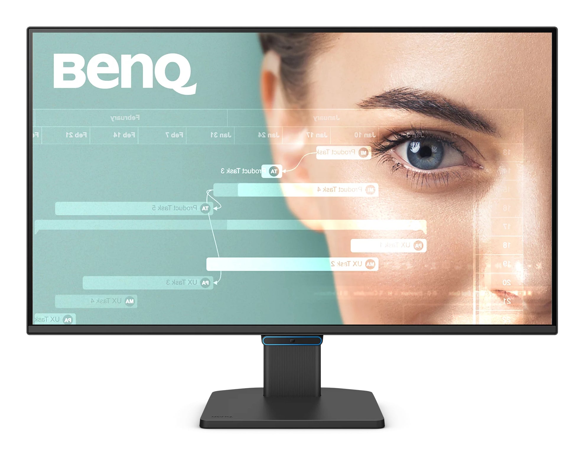 BenQ 27” 1080p FHD Eye-Care Home Office Monitor (9H.LNPLB.QBE)