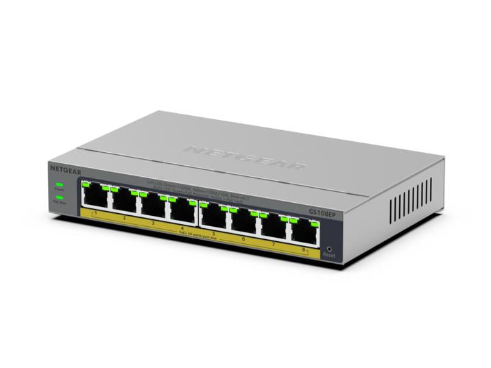 NETGEAR GS108EP Managed L2/L3 Gigabit Ethernet (10/100/1000) Grey (GS108EP-100EUS)