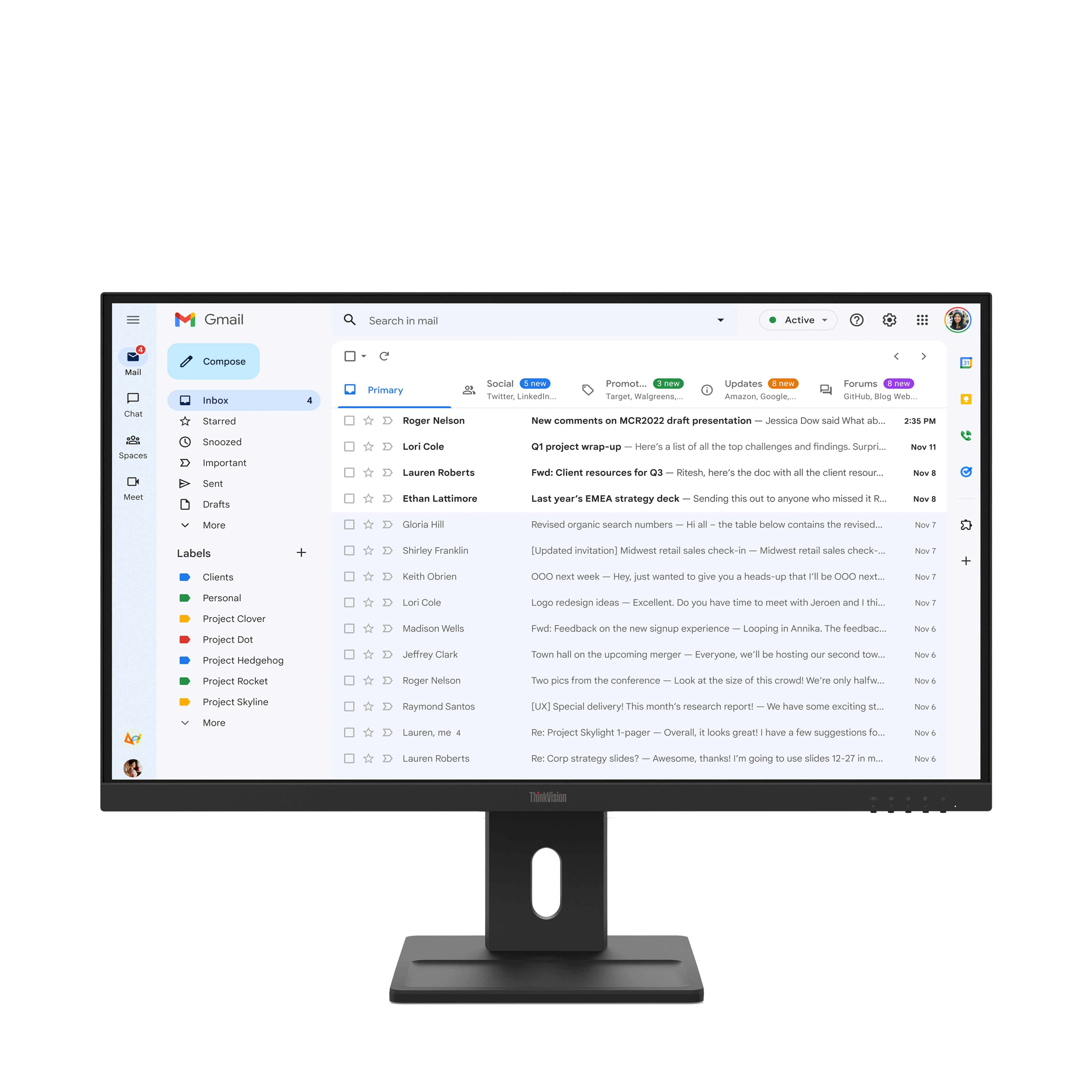 Lenovo ThinkVision E27-40 Monitor (64BCMAT4EU)
