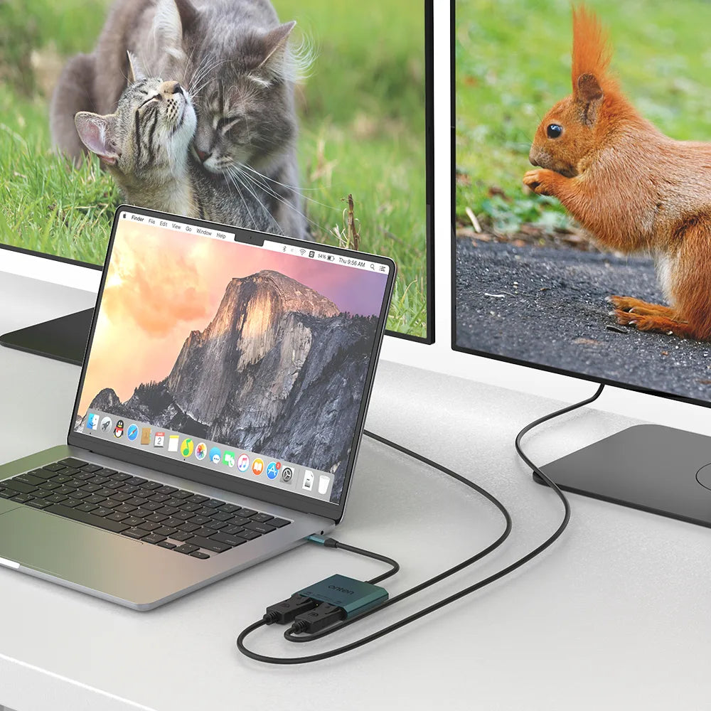 USB Type-C Dual DP Onten UC915