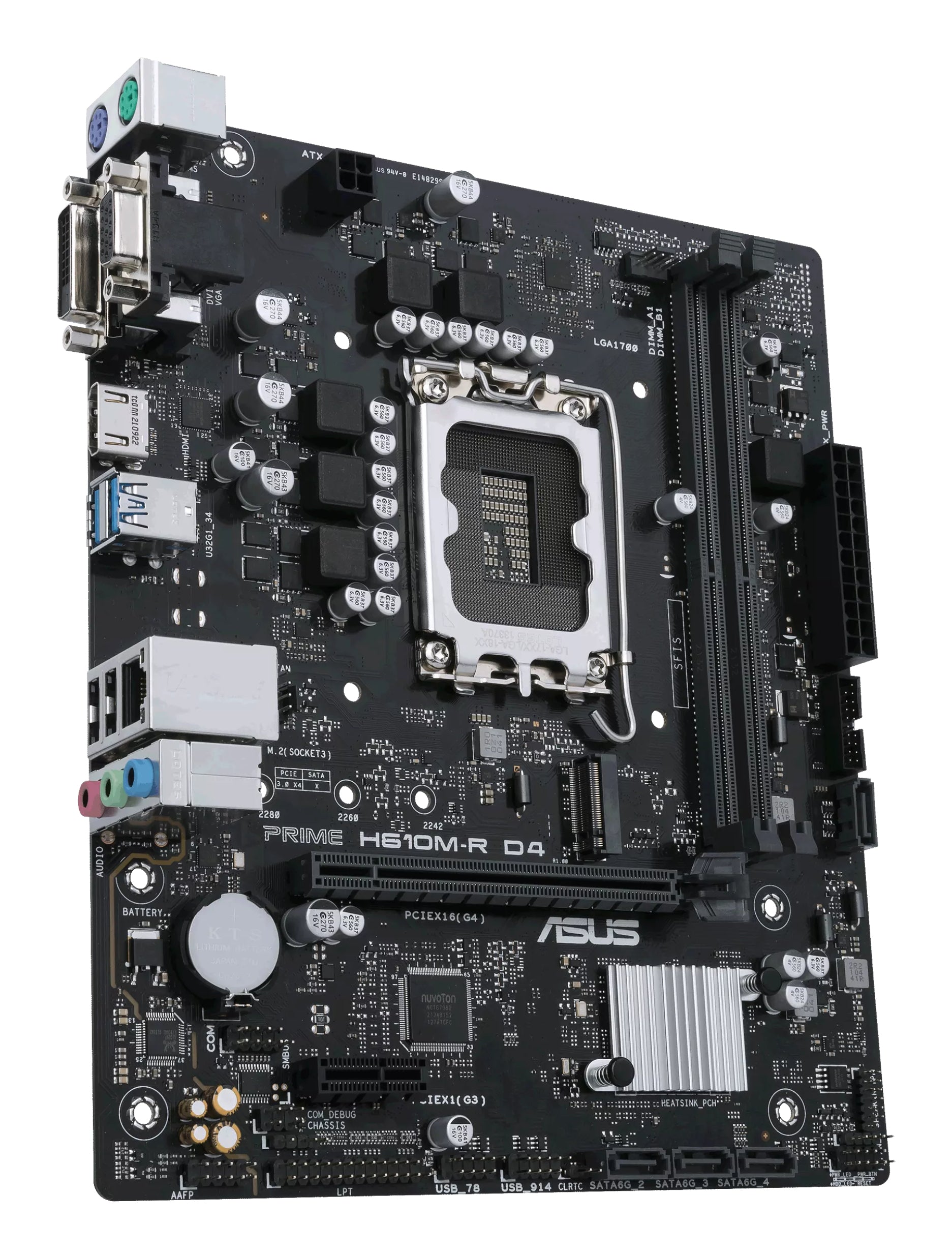 ASUS PRIME H610M-R D4 Intel H610 LGA 1700 micro ATX (90MB1B40-M0ECY0)