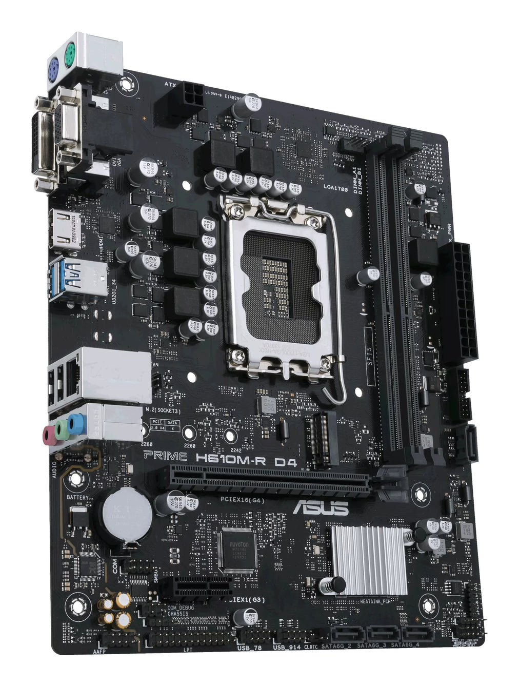 ASUS PRIME H610M-R D4 Intel H610 LGA 1700 micro ATX (90MB1B40-M0ECY0)