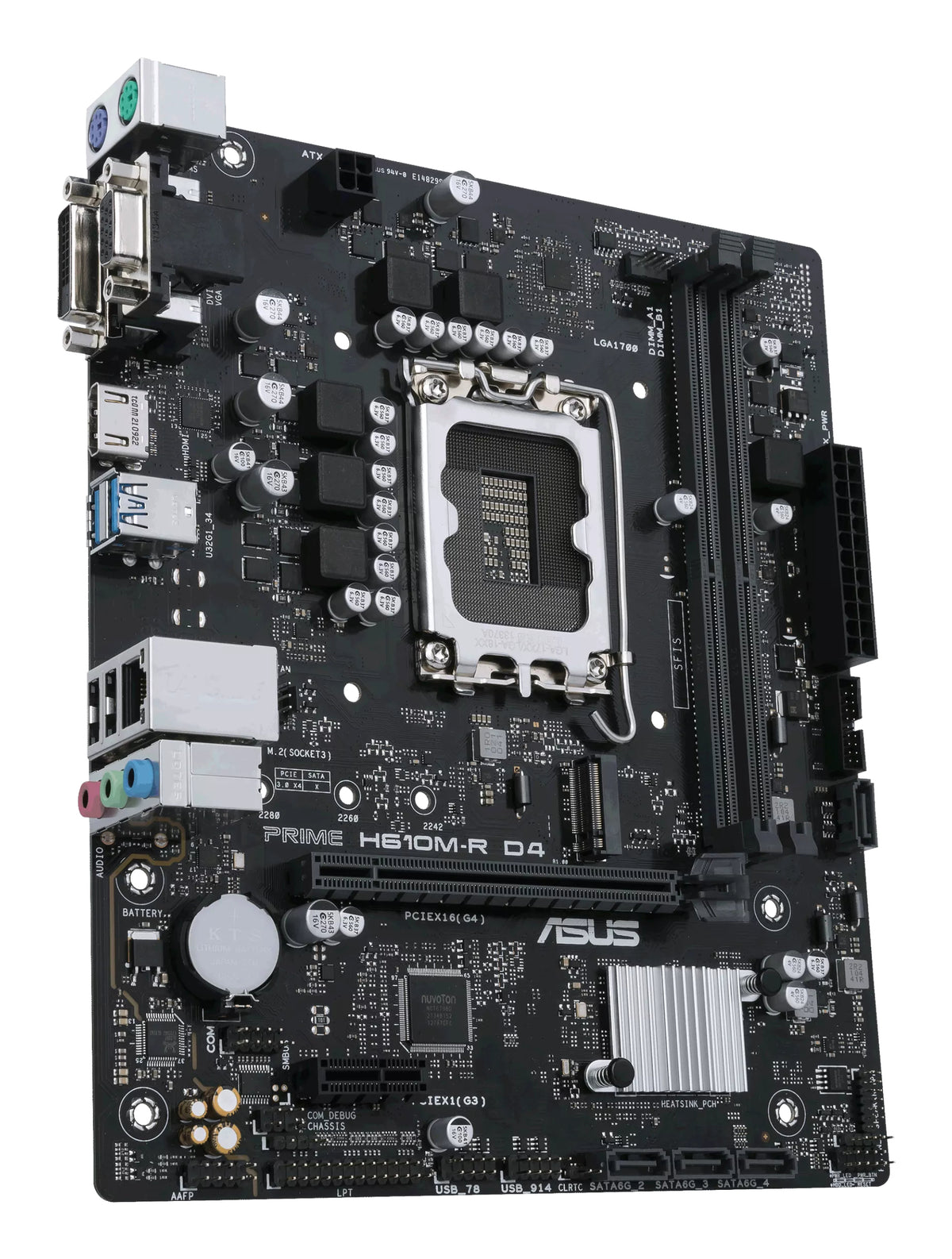 ASUS PRIME H610M-R D4 Intel H610 LGA 1700 micro ATX (90MB1B40-M0ECY0)