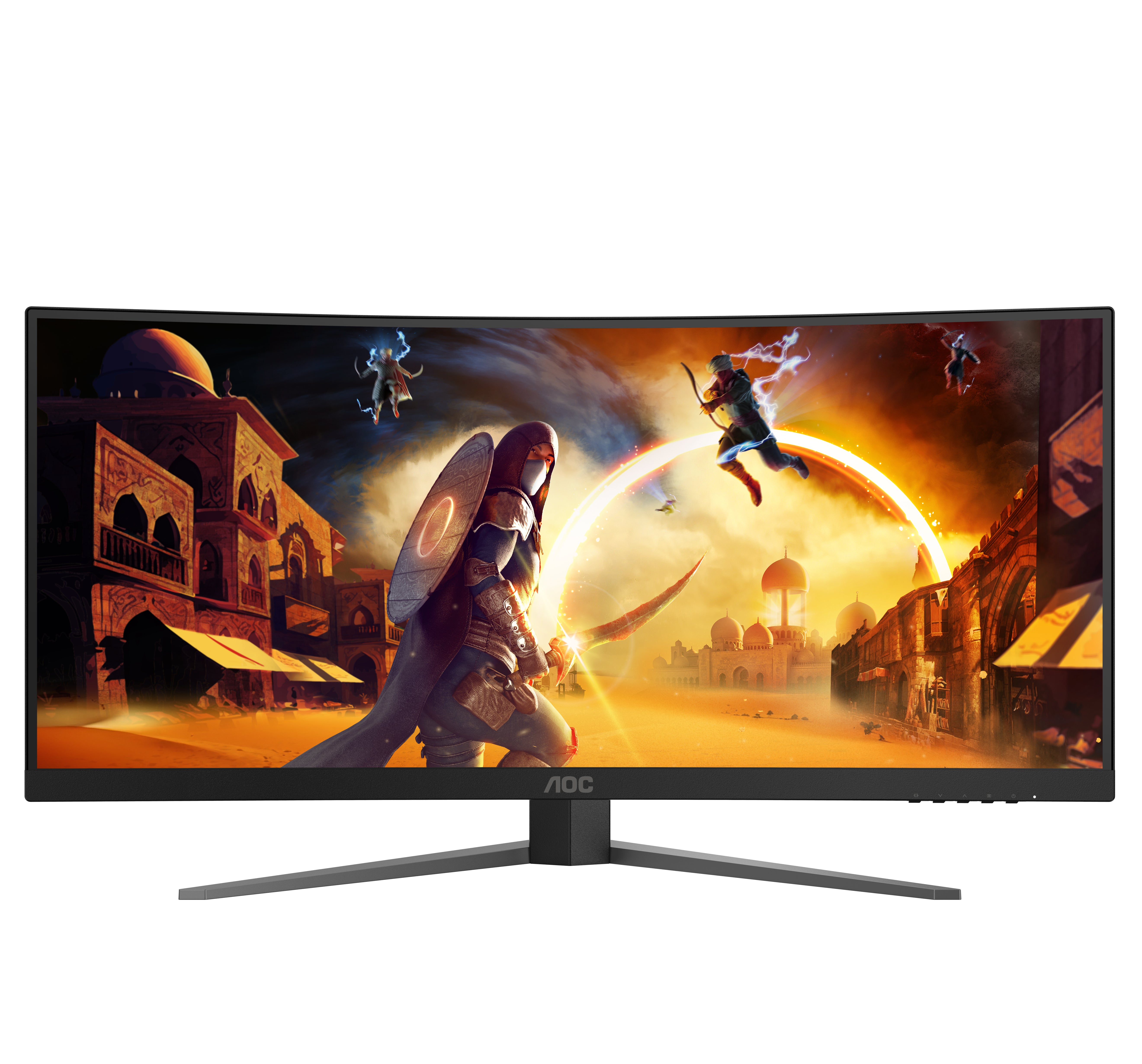 AOC G4 CU34G4Z computer monitor 86.4 cm (34") 3440 x 1440 pixels Wide Quad HD LED Black, Red