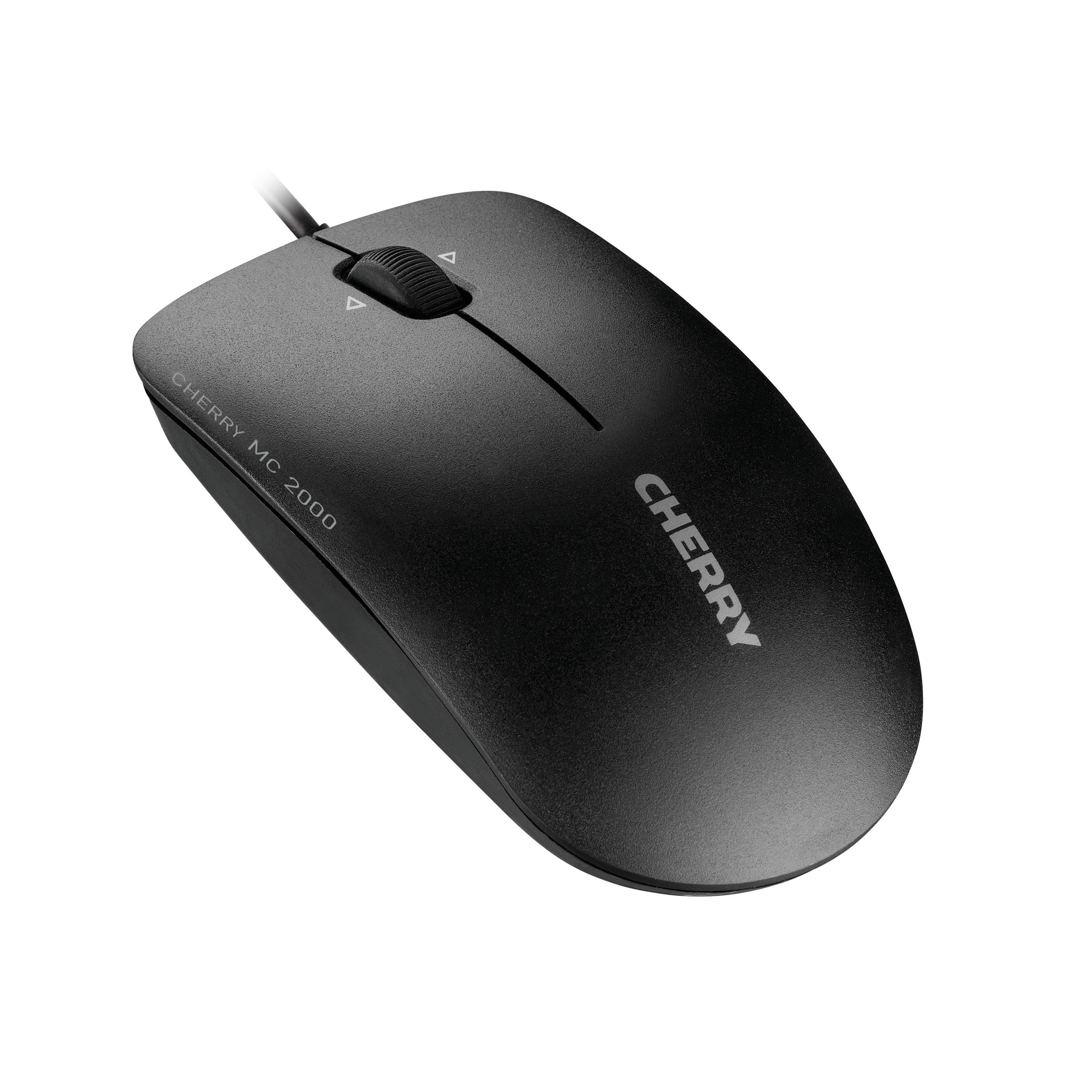 CHERRY MC 2000 Corded Mouse with Tilt Wheel, Black, USB (JM-0600-2)