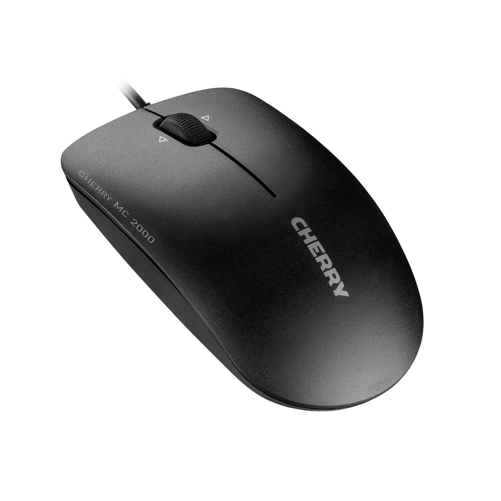 CHERRY MC 2000 Corded Mouse with Tilt Wheel, Black, USB (JM-0600-2)